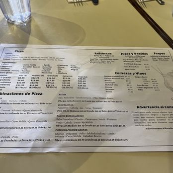 Faccio Pizza - Menu - Pizza Near Me - Guaynabo, Puerto Rico