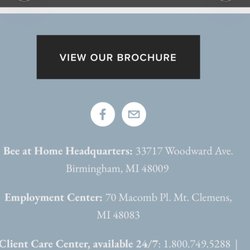 Bee At Home - From their website:  Bee at Home claims to have Headquarters located inside their 4" x 12" mailbox, and be open 24-hours at this location.