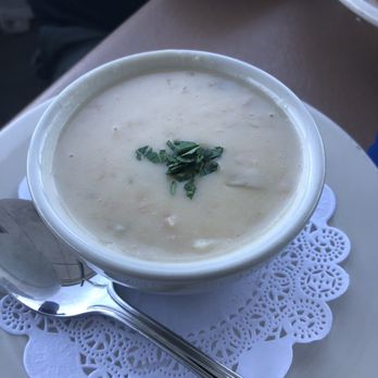 The Trident - Outside of Boston Chowda this was so delicious filled with chowder and potatoes and a lot of other good stuff - Seafood Near Me - Sausalito, California