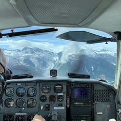 Flying in Lake Clark National Park