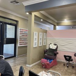 T Nails and Spa - 6 cute little kid chairs, you could sit across from your baby