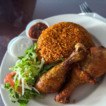 ArkCleoRich African Kitchen - 2. Jollof & Chicken - Do-It-Yourself Food Near Me - Colorado Springs, Colorado ArkCleoRich African Kitchen - 2. Jollof & Chicken - Do-It-Yourself Food Near Me - Colorado Springs, Colorado