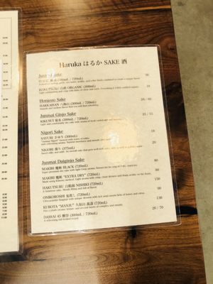 Menu photo 8 Haruka Sake and Sushi Pasadena, CA Menu photo 8 Haruka Sake and Sushi Pasadena, CA