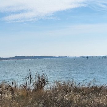 Chesapeake Bay Bridge Tunnel - View of the Chesapeke Bay Bridge drop the pristine sandy Beach at Kiprltopeke State Park. - Landmarks & Historical Buildings Near Me - Cape Charles, Virginia Chesapeake Bay Bridge Tunnel - View of the Chesapeke Bay Bridge drop the pristine sandy Beach at Kiprltopeke State Park. - Landmarks & Historical Buildings Near Me - Cape Charles, Virginia
