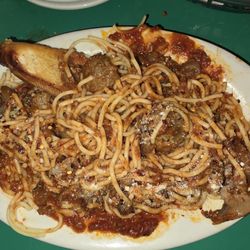 Gondolier Italian Restaurant - Spaghetti with meatballs