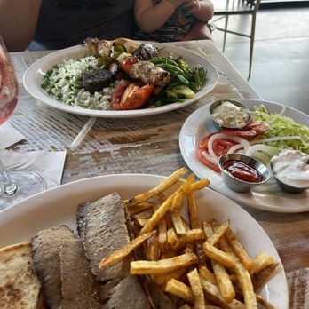 Local Table - Local's Kabob Gyros Plate w/Hand-Cut Fries - New American Near Me - Cypress, Texas