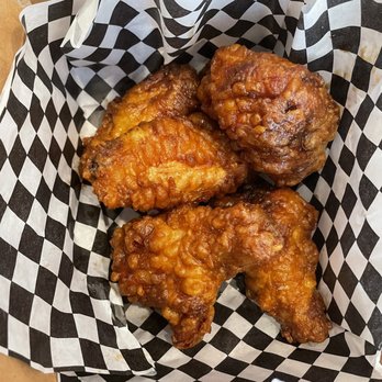 Zzang Hot Dog & Chicken - 18. Soy Garlic Wing (6pcs) - Korean Near Me - Oceanside, California Zzang Hot Dog & Chicken - 18. Soy Garlic Wing (6pcs) - Korean Near Me - Oceanside, California
