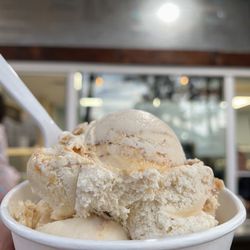The Ice Cream Shoppe of Oakland - "Small" Sea Salt Caramel Truffle! My new favorite flavor!