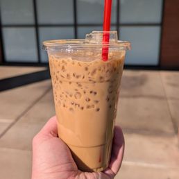 French Vanilla Iced Latte