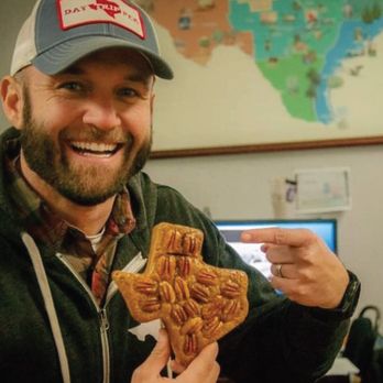 Texas Pecan Cakes - Chet Gardner from the famous Day Tripper show is a fan of Texas Pecan Cakes! - Bakeries Near Me - Austin, Texas Texas Pecan Cakes - Chet Gardner from the famous Day Tripper show is a fan of Texas Pecan Cakes! - Bakeries Near Me - Austin, Texas