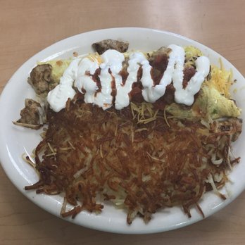 Loaded Cafe - Chicken fajita omelette - Breakfast & Brunch Near Me - Gardena, California Loaded Cafe - Chicken fajita omelette - Breakfast & Brunch Near Me - Gardena, California