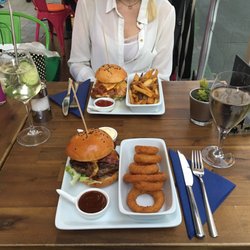 Spear - Bacon cheeseburger mit onionrings