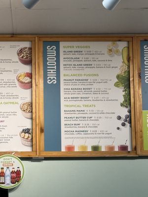 Menu photo 1 Tropical Smoothie Cafe Monroe Street Market - Brookland Washington, DC, DC Menu photo 1 Tropical Smoothie Cafe Monroe Street Market - Brookland Washington, DC, DC