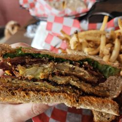 Cultivate Community Table - Fried green tomato blt