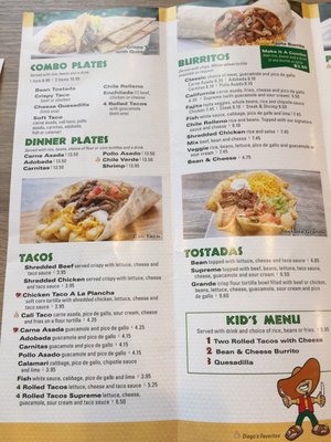 Menu photo 4 Sombrero Mexican Food La Mesa, CA Menu photo 4 Sombrero Mexican Food La Mesa, CA