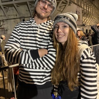 Alcatraz Island - My daughter and her boyfriend upon arriving on Alcatraz - Museums Near Me - San Francisco, California Alcatraz Island - My daughter and her boyfriend upon arriving on Alcatraz - Museums Near Me - San Francisco, California