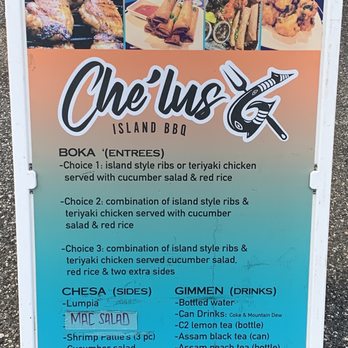 Che'lus Island BBQ - Menu - Barbeque Near Me Che'lus Island BBQ - Menu - Barbeque Near Me