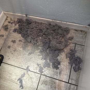 AZ Dryer Vent Specialists - Pet hair can increase your lint buildup. This is 2 years of build up - Air Duct Cleaning Near Me