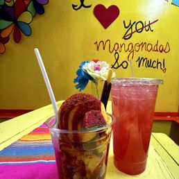 Mangonada & agua de sandía! Mangonada & agua de sandía!