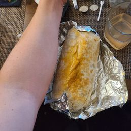 Burrito as big as my forearm!