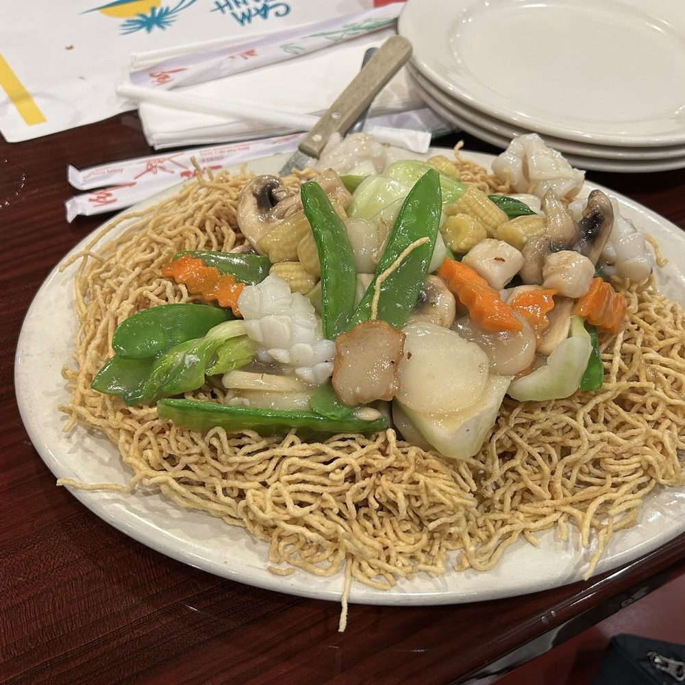 Seafood Pan Fried Noodle Seafood Pan Fried Noodle