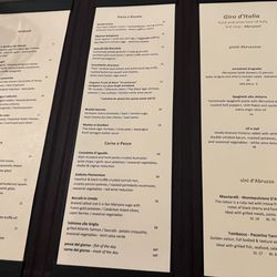 Belsito Trattoria - Menu