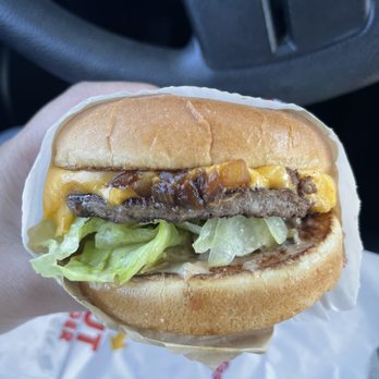 In-N-Out Burger - Cheeseburger with grilled onions - Burgers Near Me - Brentwood, California