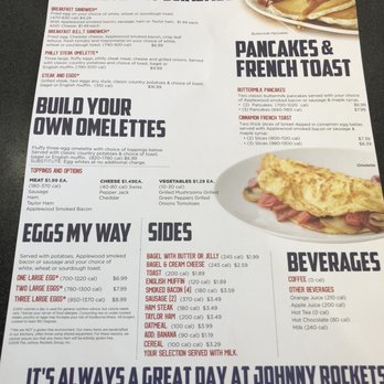 Johnny Rockets - Breakfast Menu - Burgers Near Me - Atlantic City, New Jersey Johnny Rockets - Breakfast Menu - Burgers Near Me - Atlantic City, New Jersey