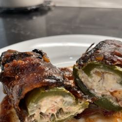 Proof and Cooper's at the Lumberyard - Brisket stuffed jalapeño