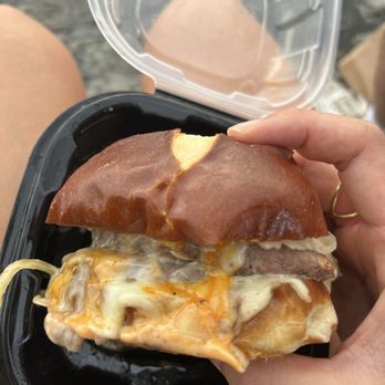Emily - The Emmy Double Stack Burger - Pizza Near Me - New York, New York