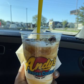 Andy's Frozen Custard - The butter pecan concrete is my favorite! - Ice Cream & Frozen Yogurt Near Me - Lafayette, Louisiana