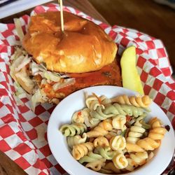 The Town Tavern of Blowing Rock - Buffalo Chicken side pasta salad