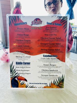 Menu photo 2 Sunset Cafe Waterfront Grill & Bar Cocoa Beach, FL Menu photo 2 Sunset Cafe Waterfront Grill & Bar Cocoa Beach, FL