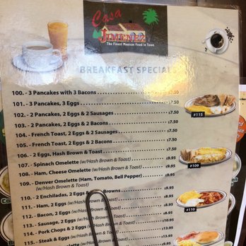 Casa Jimenez - Don't forget they do breakfast !!! - Mexican Near Me - Murrieta, California