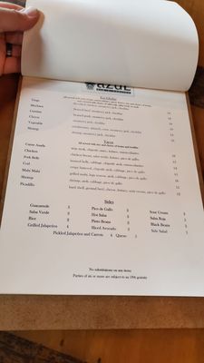 Menu photo 2 Azul Bar Y Cantina Leetsdale, PA Menu photo 2 Azul Bar Y Cantina Leetsdale, PA