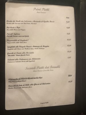 Menu photo 4 Donna Ripalta Siena, SI