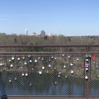 Quarry at the Grant Park - Love Locks on the overlook bridge with a view of WS. - Parks Near Me - Winston-Salem, North Carolina Quarry at the Grant Park - Love Locks on the overlook bridge with a view of WS. - Parks Near Me - Winston-Salem, North Carolina