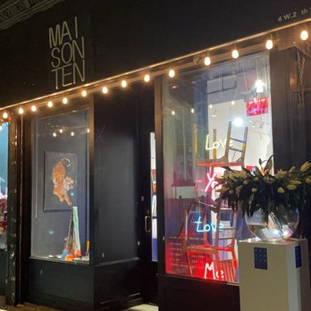 MAISON 10 - Outside of the store, which smells amazing as they burn incense - Accessories Near Me - New York, New York