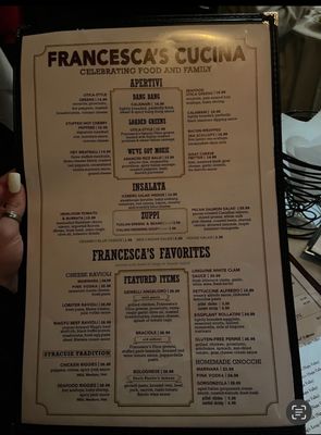 Menu photo 8 Francesca's Cucina Syracuse, NY