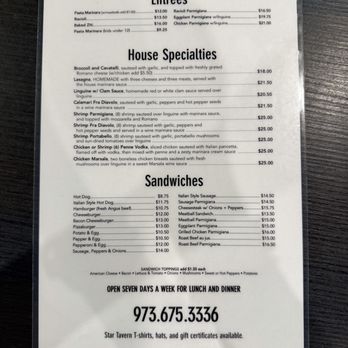 Star Tavern - Menu 10.13.2025 - Pizza Near Me - City Of Orange, New Jersey Star Tavern - Menu 10.13.2025 - Pizza Near Me - City Of Orange, New Jersey