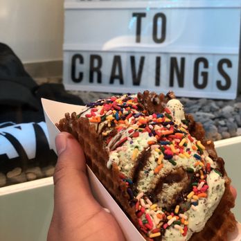 Cravings Ice Cream - ice cream taco - Ice Cream & Frozen Yogurt Near Me - Bellflower, California Cravings Ice Cream - ice cream taco - Ice Cream & Frozen Yogurt Near Me - Bellflower, California
