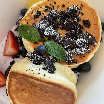 Motto Tea Cafe - Motto Signature Soufflé Pancake with Nutellamisu - Bubble Tea Near Me - San Gabriel, California Motto Tea Cafe - Motto Signature Soufflé Pancake with Nutellamisu - Bubble Tea Near Me - San Gabriel, California