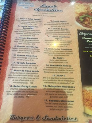 Menu photo 3 Senor Salsa Abington, PA