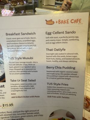 Menu photo 1 +Bake Cafe Rancho Cucamonga, CA Menu photo 1 +Bake Cafe Rancho Cucamonga, CA