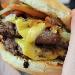 Submasters - Bacon cheeseburger with two patties