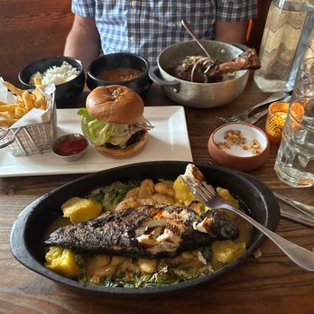 Tambo 22 - Lamb shank , tamboburger and trout. - Peruvian Near Me - Chelsea, Massachusetts Tambo 22 - Lamb shank , tamboburger and trout. - Peruvian Near Me - Chelsea, Massachusetts