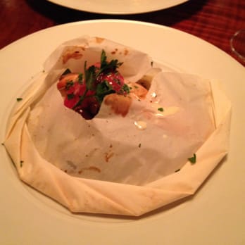 Patria - Salmon in parchment paper - Italian Near Me - Salinas, California Patria - Salmon in parchment paper - Italian Near Me - Salinas, California