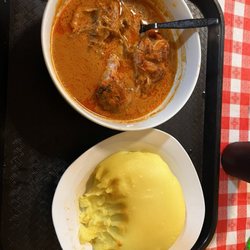 AniRose African-Caribbean Restaurant - Fufu With Peanut Soup