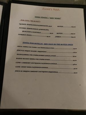 Menu photo 6 Susie's Restaurant Culebra, PR