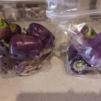 Gilcrease Orchard - Purple mini bell pepoers. - Fruits & Veggies Near Me - Las Vegas, Nevada Gilcrease Orchard - Purple mini bell pepoers. - Fruits & Veggies Near Me - Las Vegas, Nevada